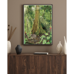 Affiche Chat-Margay 30x40
