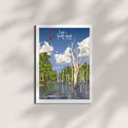 Affiche Petit Saut 30x40