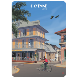 Carte postale A6 Cayenne