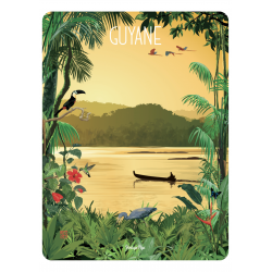 Carte postale Pirogue