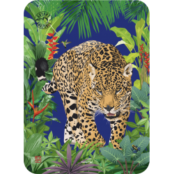 Carte Postale Jaguar bleu A5